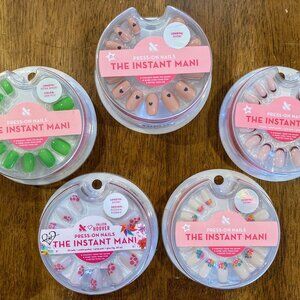 Set of 5 Olive and June Press/Glue on Nails Short and Extra Short NIB!